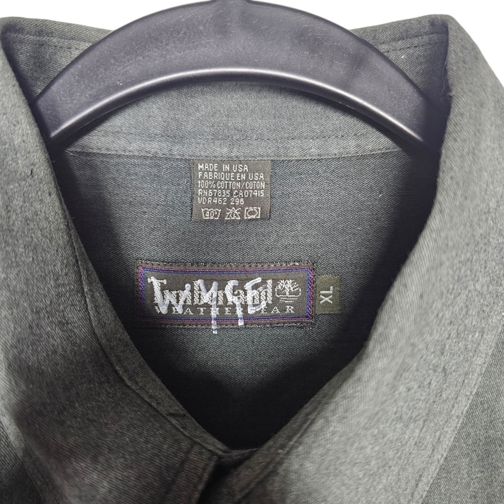 Timberlands Forest Green Button Down - image 3